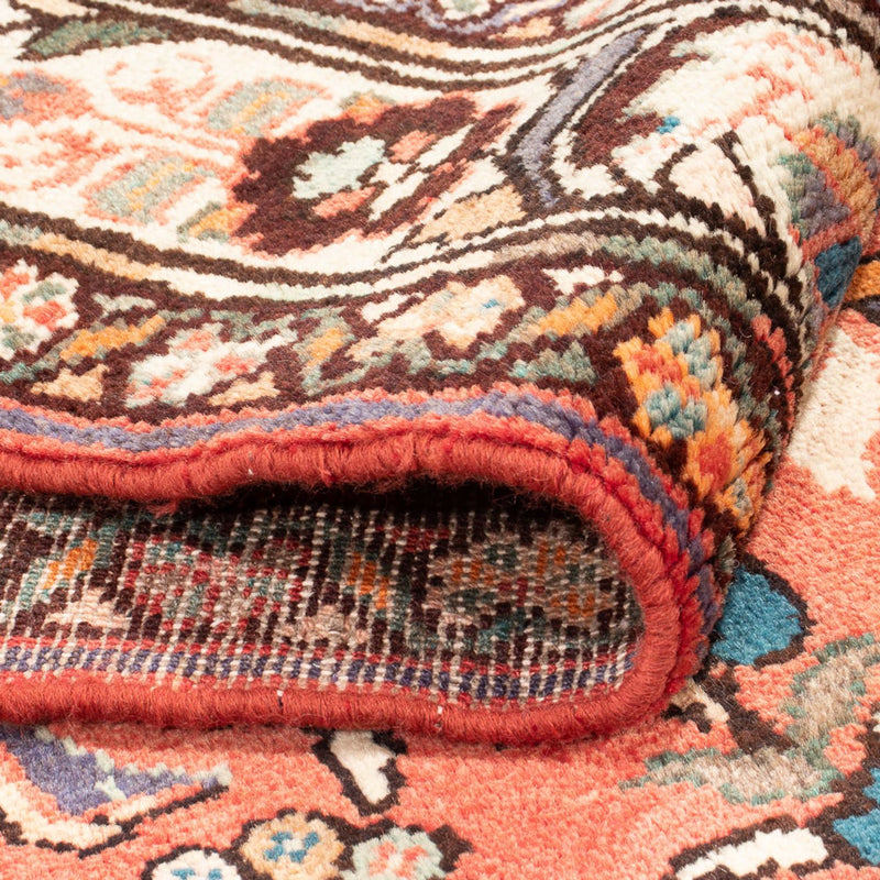 Tapis de couloir Tapis persan - Nomadic - 449 x 127 cm - rouge