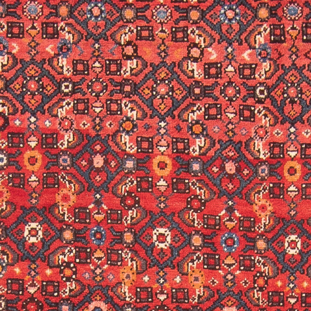 Tapis de couloir Tapis persan - Nomadic - 385 x 105 cm - rouge
