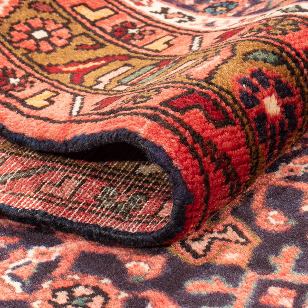 Tapis de couloir Tapis persan - Nomadic - 434 x 102 cm - bleu foncé