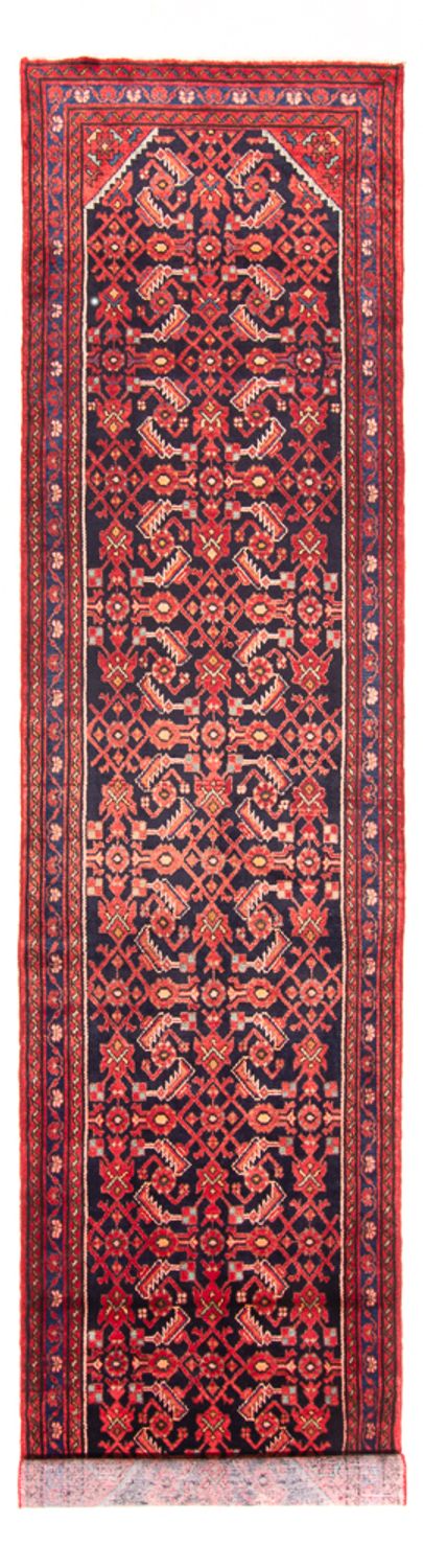 Tapis de couloir Tapis persan - Nomadic - 410 x 108 cm - bleu foncé