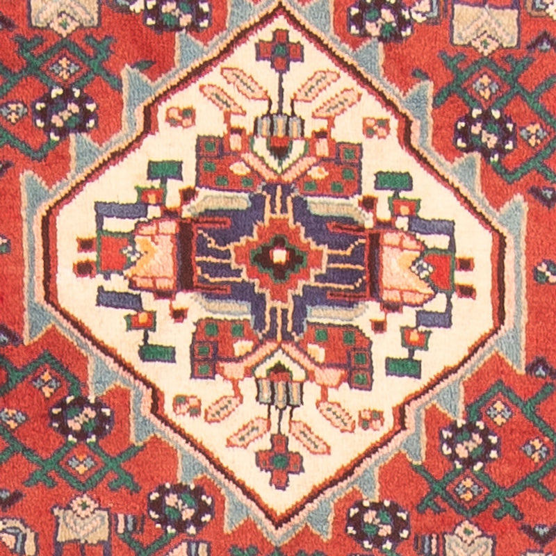 Tapis de couloir Tapis persan - Nomadic - 418 x 107 cm - rouge