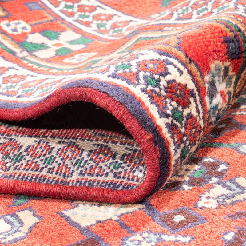 Tapis de couloir Tapis persan - Nomadic - 418 x 107 cm - rouge