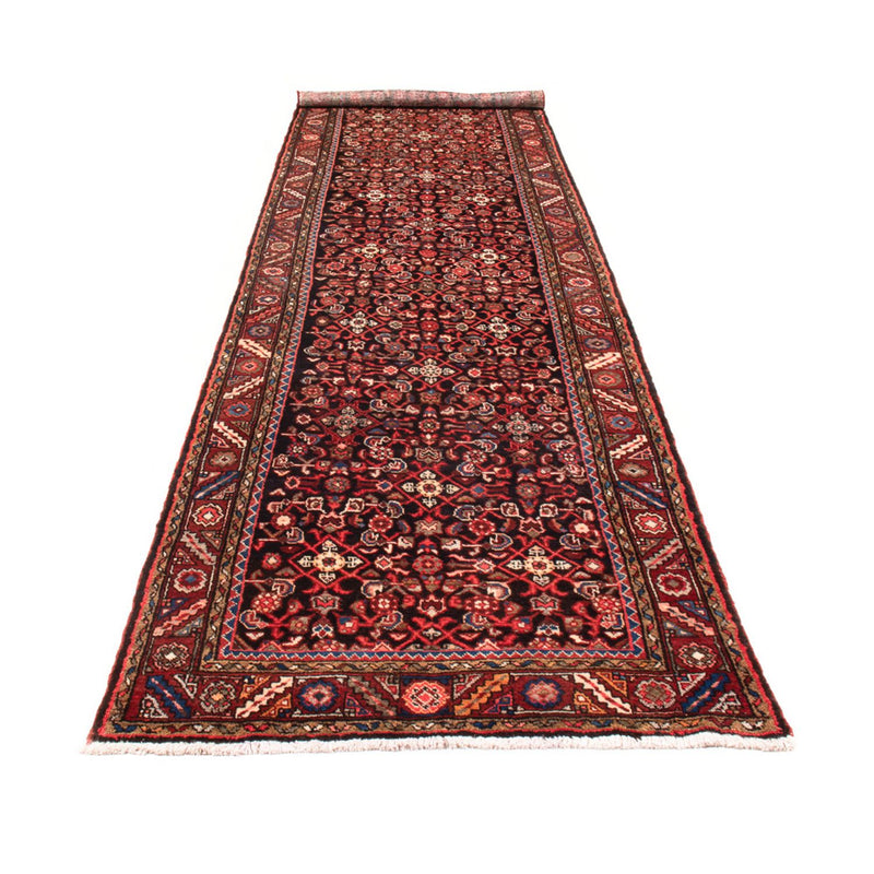 Tapis de couloir Tapis persan - Nomadic - 405 x 107 cm - bleu foncé