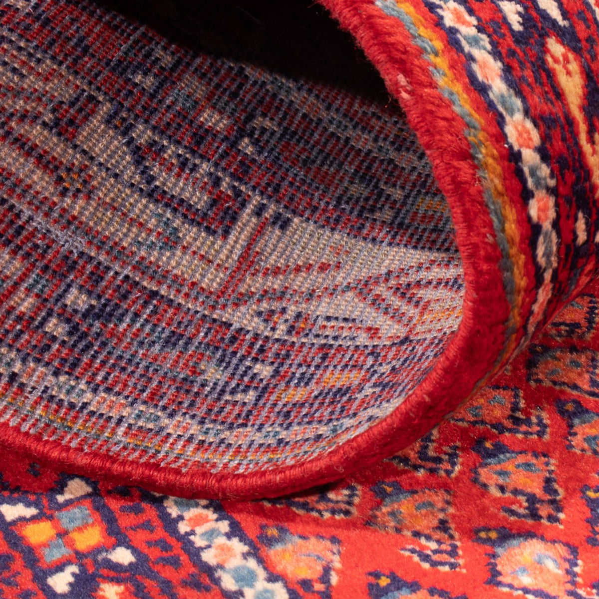 Tapis de couloir Tapis persan - Nomadic - 323 x 108 cm - rouge