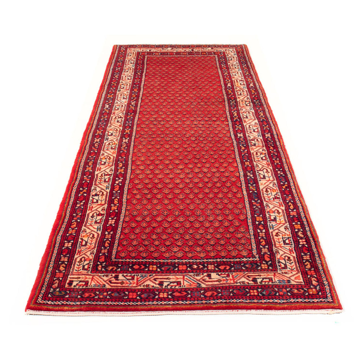 Tapis de couloir Tapis persan - Nomadic - 323 x 108 cm - rouge