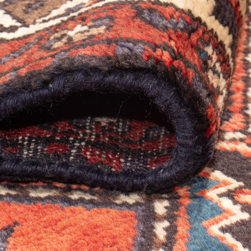 Tapis de couloir Tapis persan - Nomadic - 391 x 100 cm - rouge