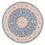 Tapis persan - Tabriz - Royal ronde - 200 x 200 cm - bleu