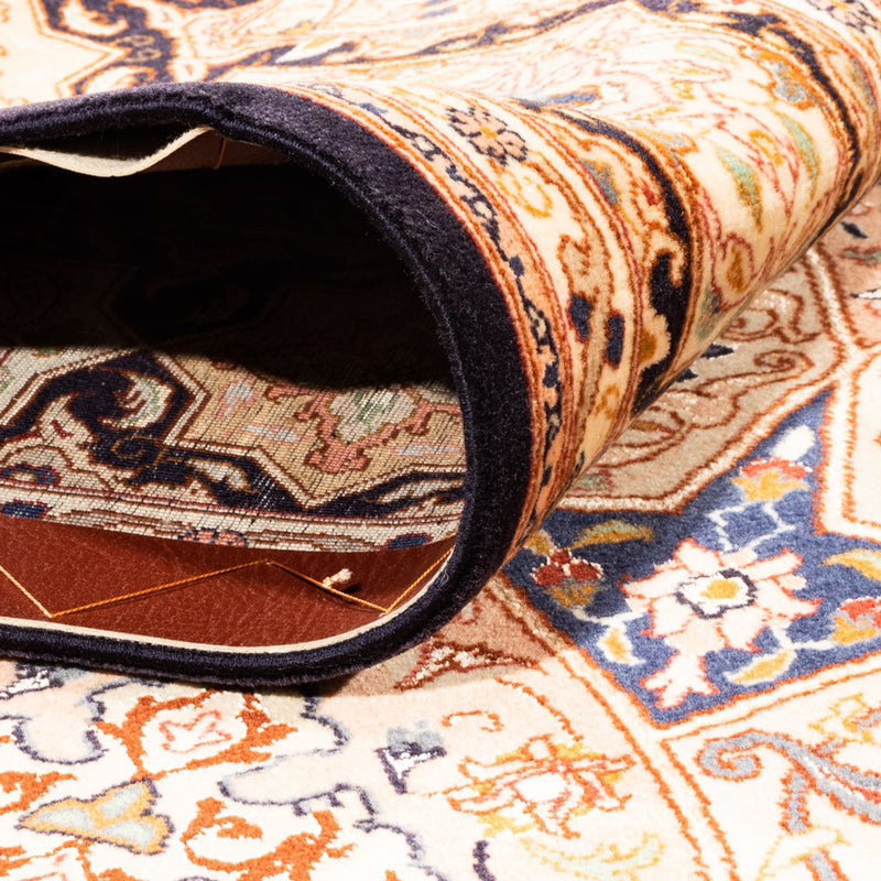 Tapis persan - Tabriz - Royal carré  - 200 x 200 cm - beige clair