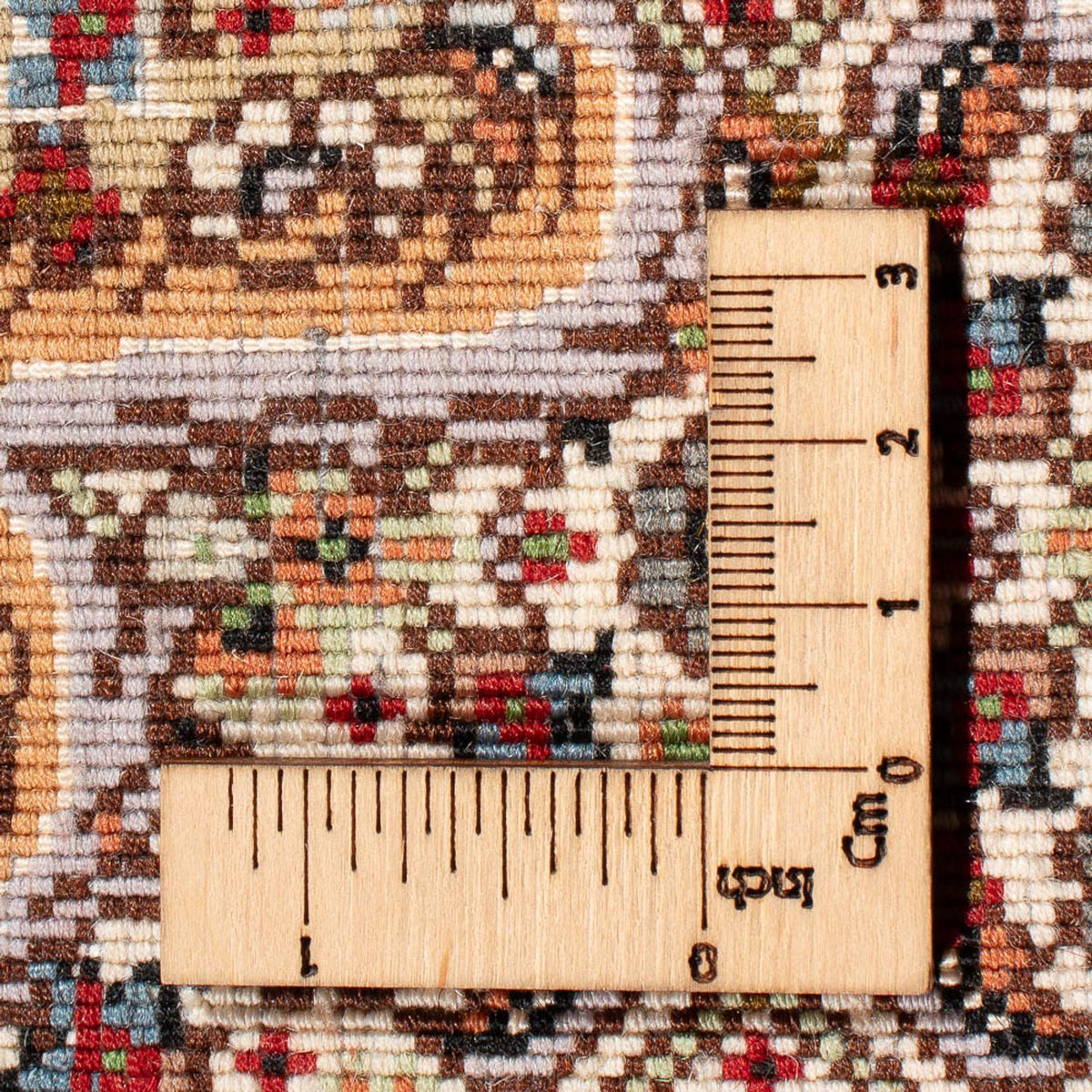 Tapis de couloir Tapis persan - Tabriz - Royal - 400 x 78 cm - beige