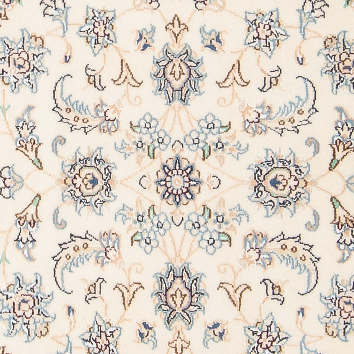 Tapis persan - Nain - Premium - 140 x 70 cm - crème