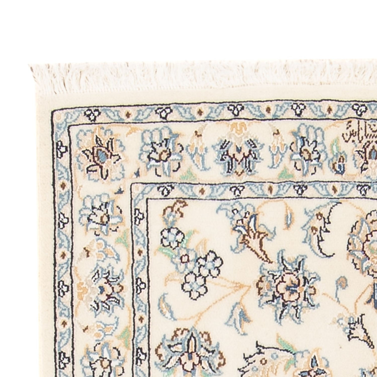 Tapis persan - Nain - Premium - 140 x 70 cm - crème