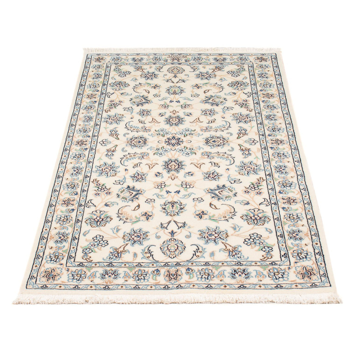 Tapis persan - Nain - Premium - 140 x 70 cm - crème