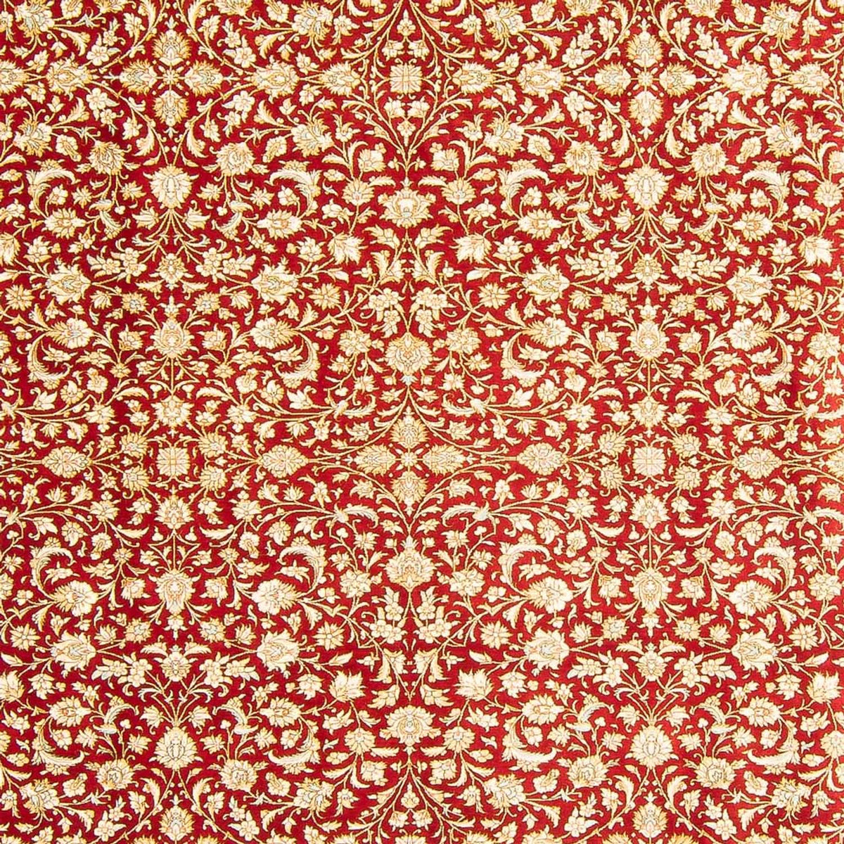 Tapis en soie - Ghom soie - Premium - 294 x 197 cm - rouge
