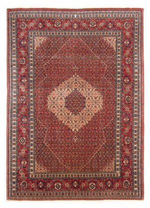 Tapis persan - Tabriz - Royal - 290 x 202 cm - rouge foncé