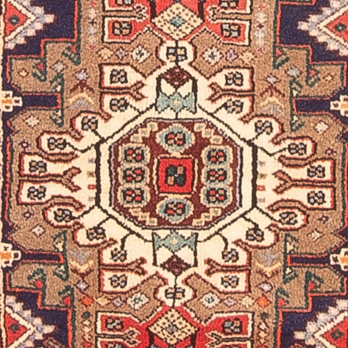Tapis de couloir Tapis persan - Nomadic - 392 x 83 cm - multicolore