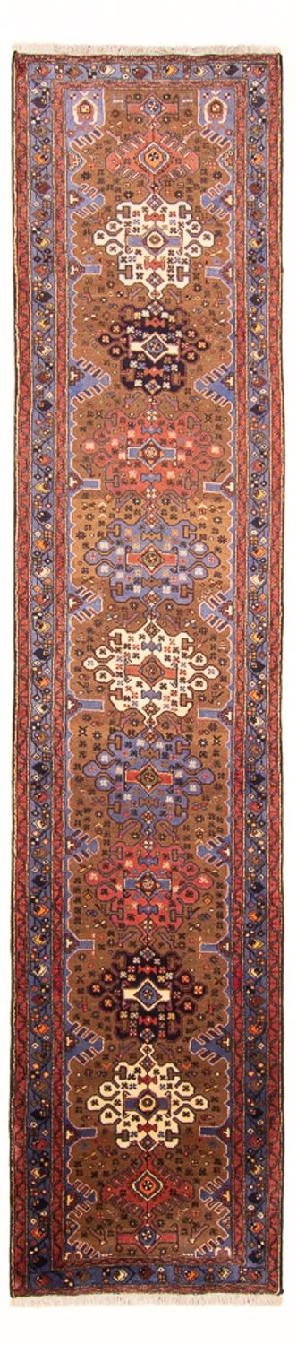 Tapis de couloir Tapis persan - Nomadic - 407 x 100 cm - multicolore