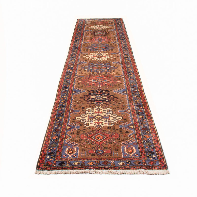 Tapis de couloir Tapis persan - Nomadic - 407 x 100 cm - multicolore