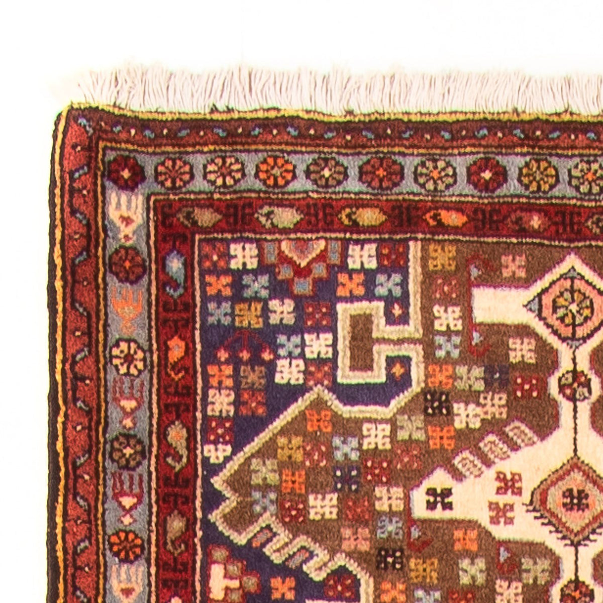 Tapis de couloir Tapis persan - Nomadic - 392 x 102 cm - multicolore