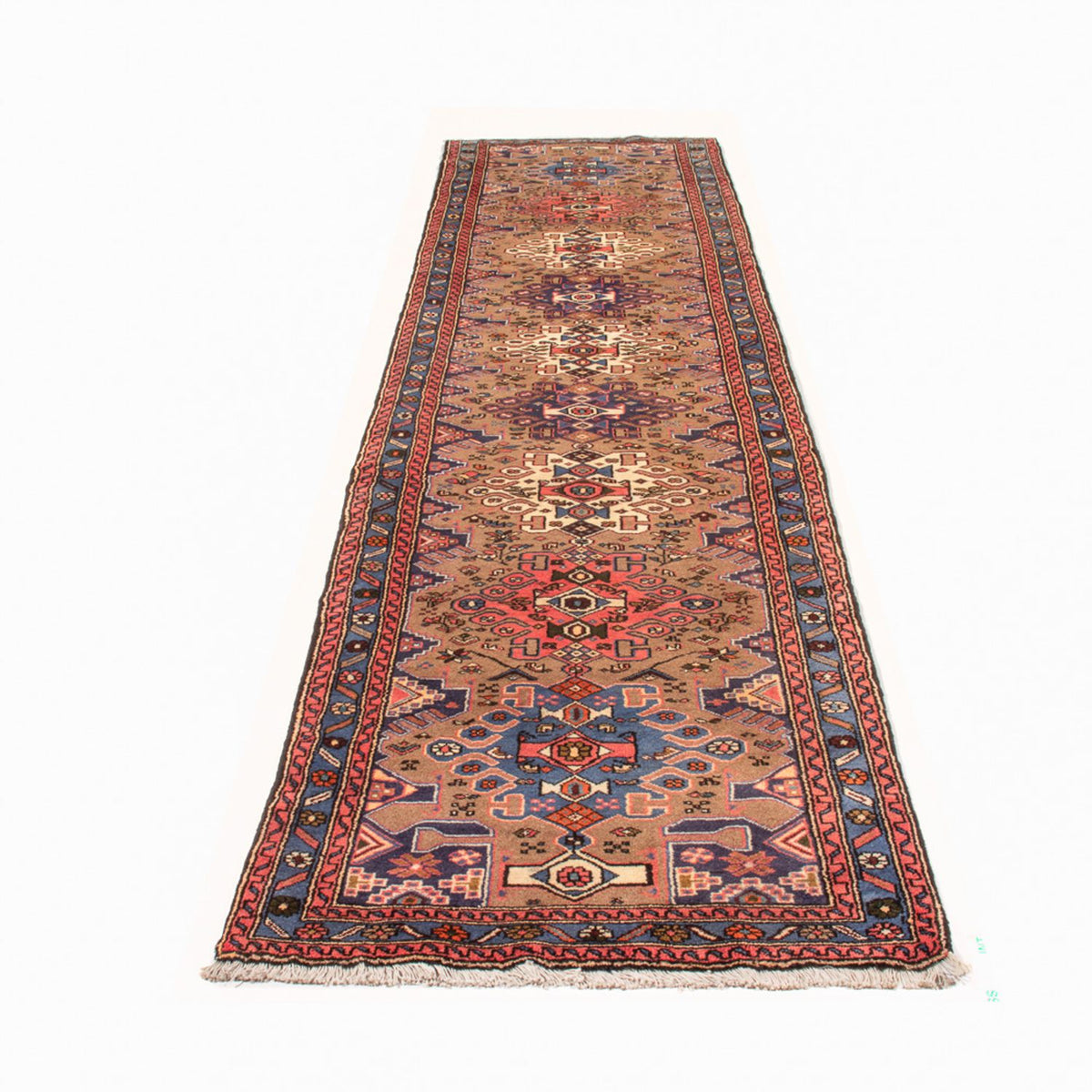 Tapis de couloir Tapis persan - Nomadic - 368 x 90 cm - multicolore
