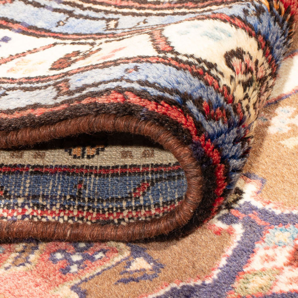 Tapis de couloir Tapis persan - Nomadic - 372 x 95 cm - rouge