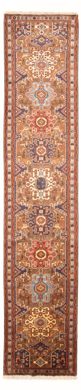 Tapis de couloir Tapis persan - Nomadic - 395 x 92 cm - multicolore