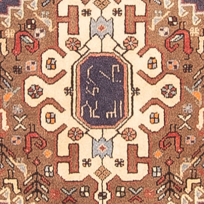 Tapis de couloir Tapis persan - Nomadic - 400 x 92 cm - multicolore