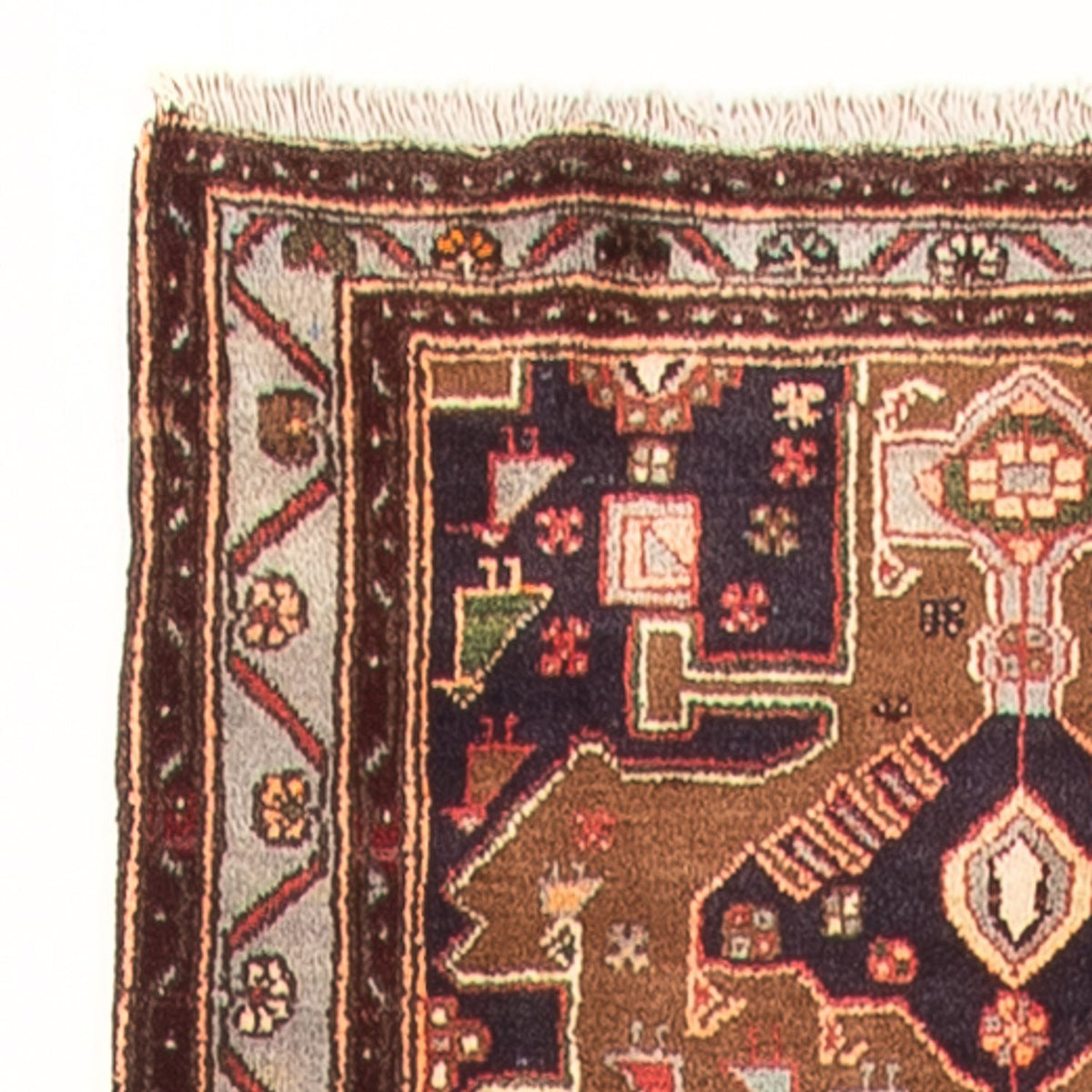 Tapis de couloir Tapis persan - Nomadic - 414 x 106 cm - multicolore