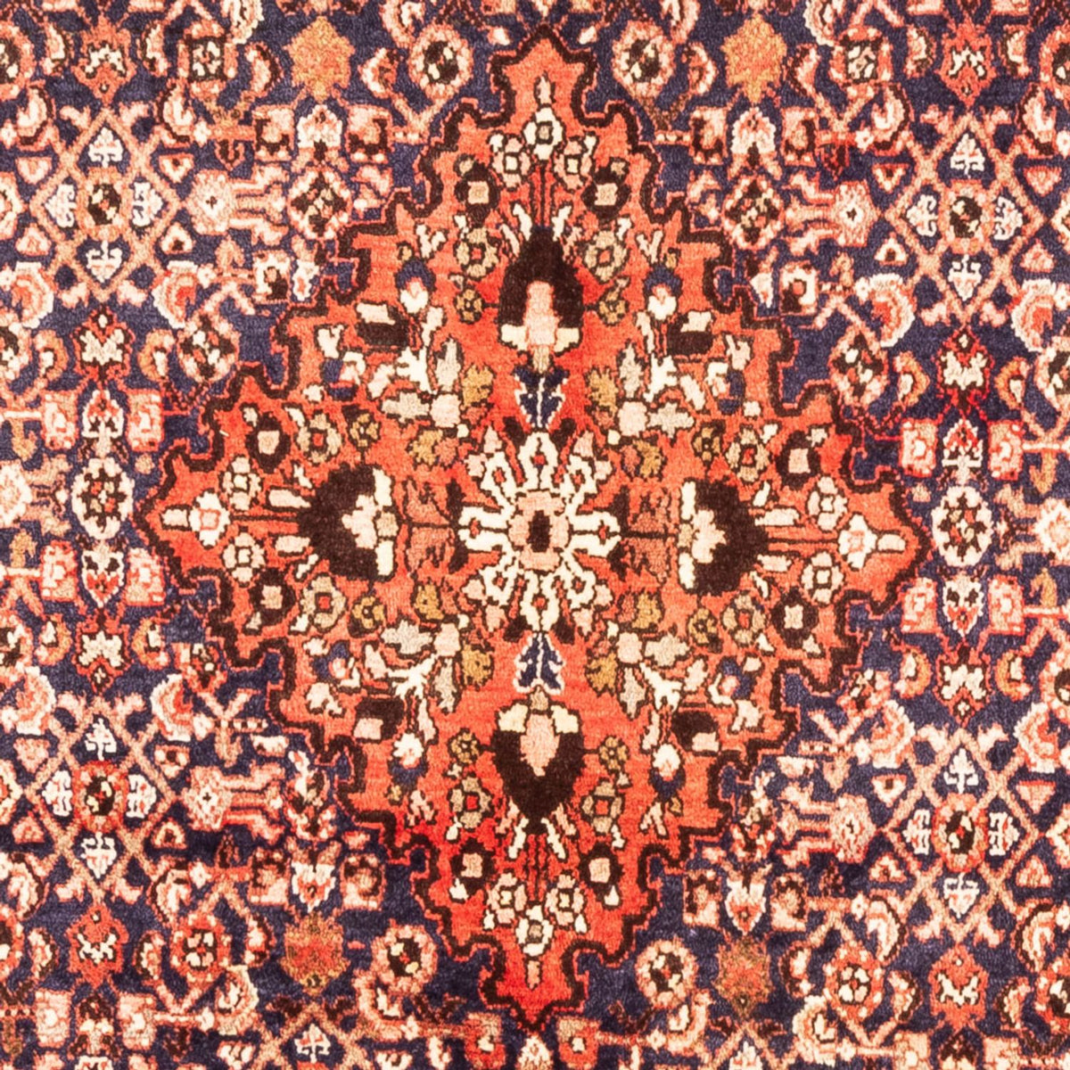 Tapis persan - Nomadic - 322 x 163 cm - bleu foncé