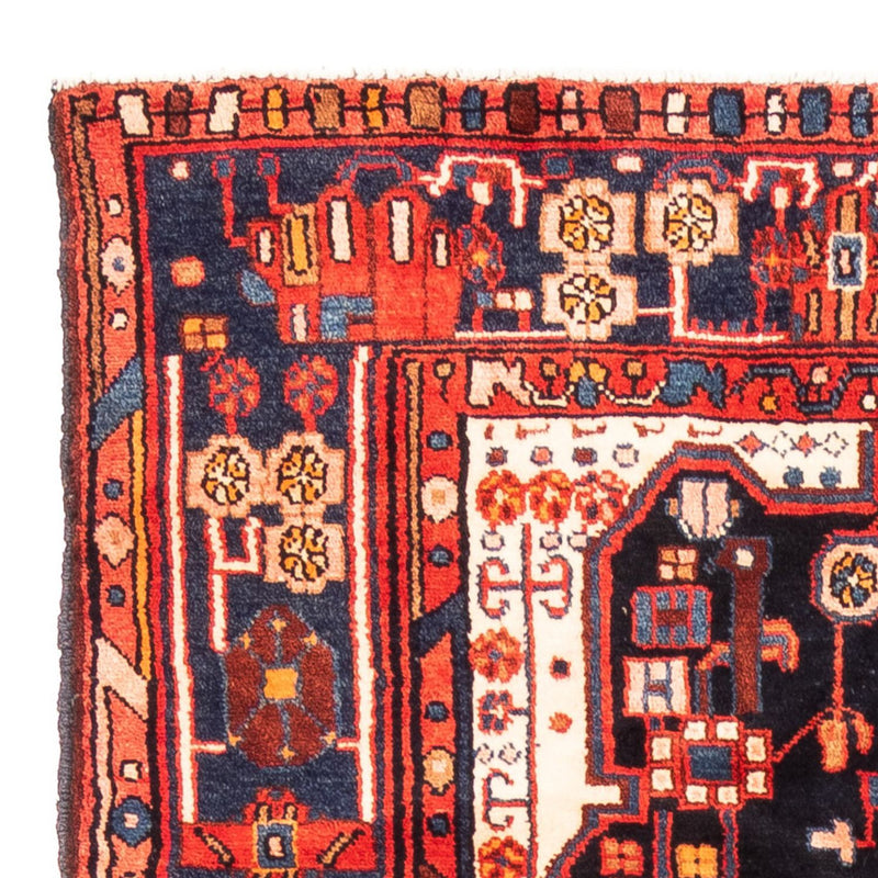 Tapis de couloir Tapis persan - Nomadic - 295 x 140 cm - bleu foncé