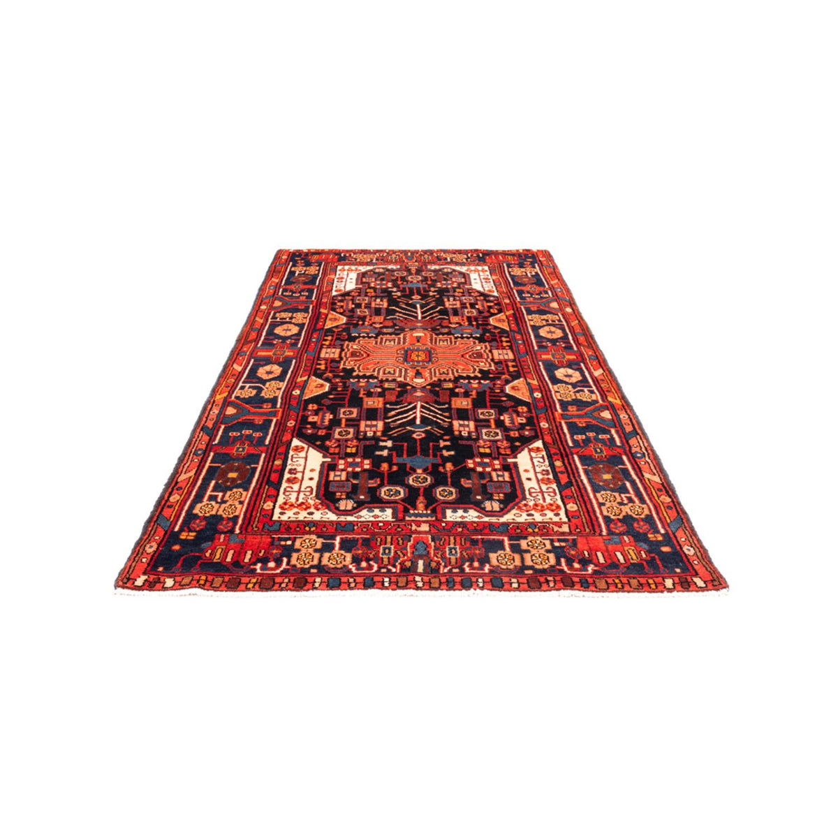 Tapis de couloir Tapis persan - Nomadic - 295 x 140 cm - bleu foncé