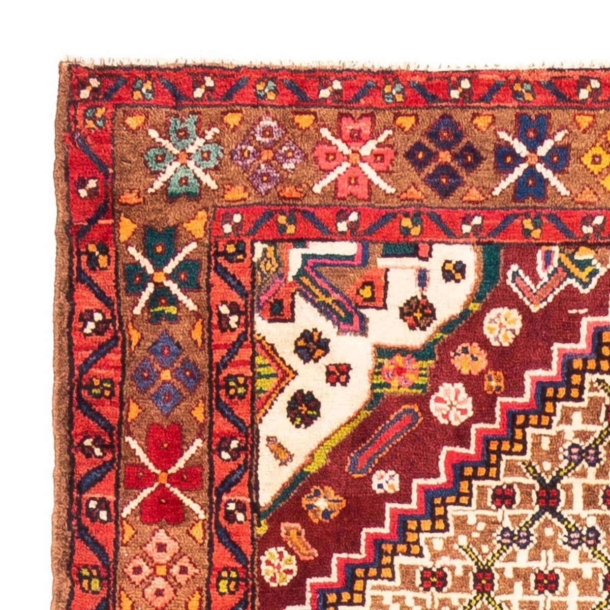 Tapis de couloir Tapis persan - Nomadic - 307 x 135 cm - bleu foncé