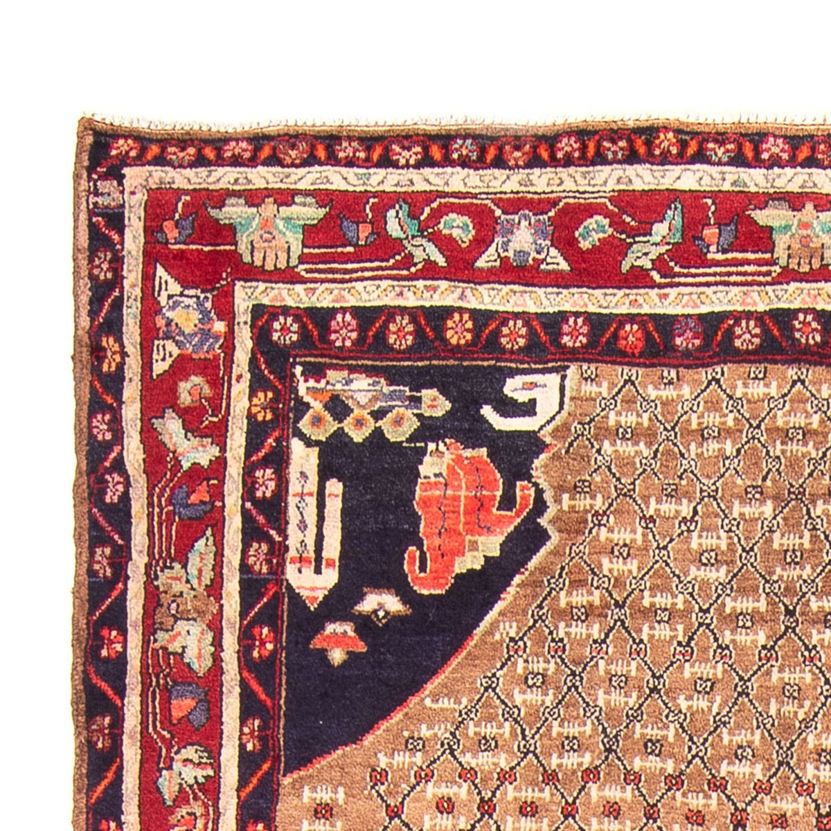 Tapis persan - Nomadic - 310 x 160 cm - multicolore