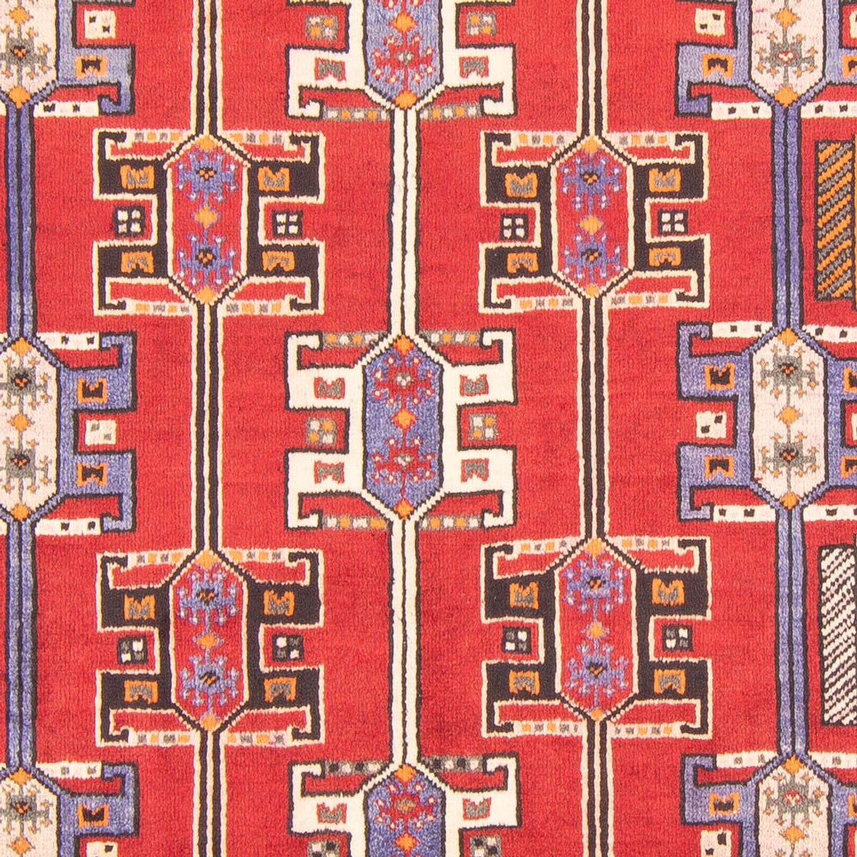 Tapis de couloir Tapis persan - Nomadic - 277 x 145 cm - rouge