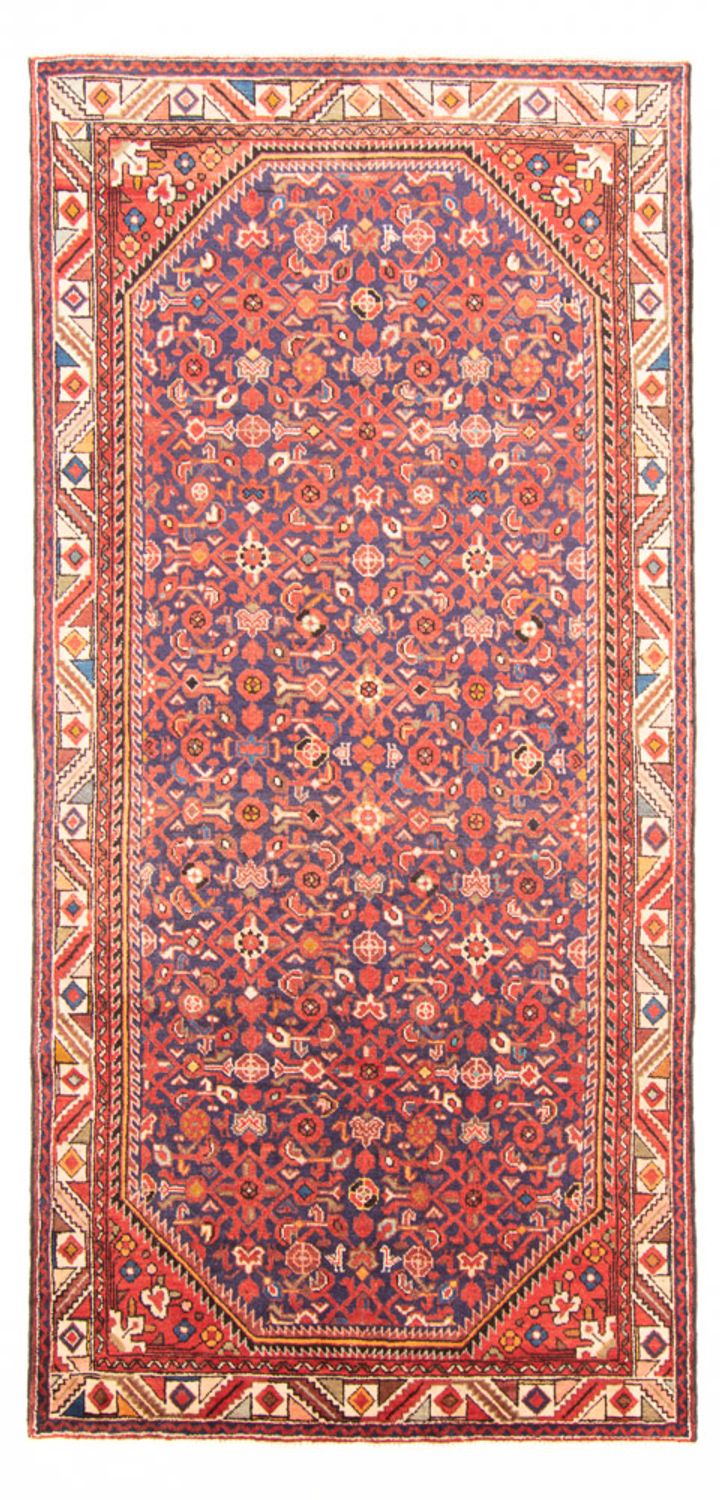 Tapis persan - Nomadic - 306 x 153 cm - bleu foncé