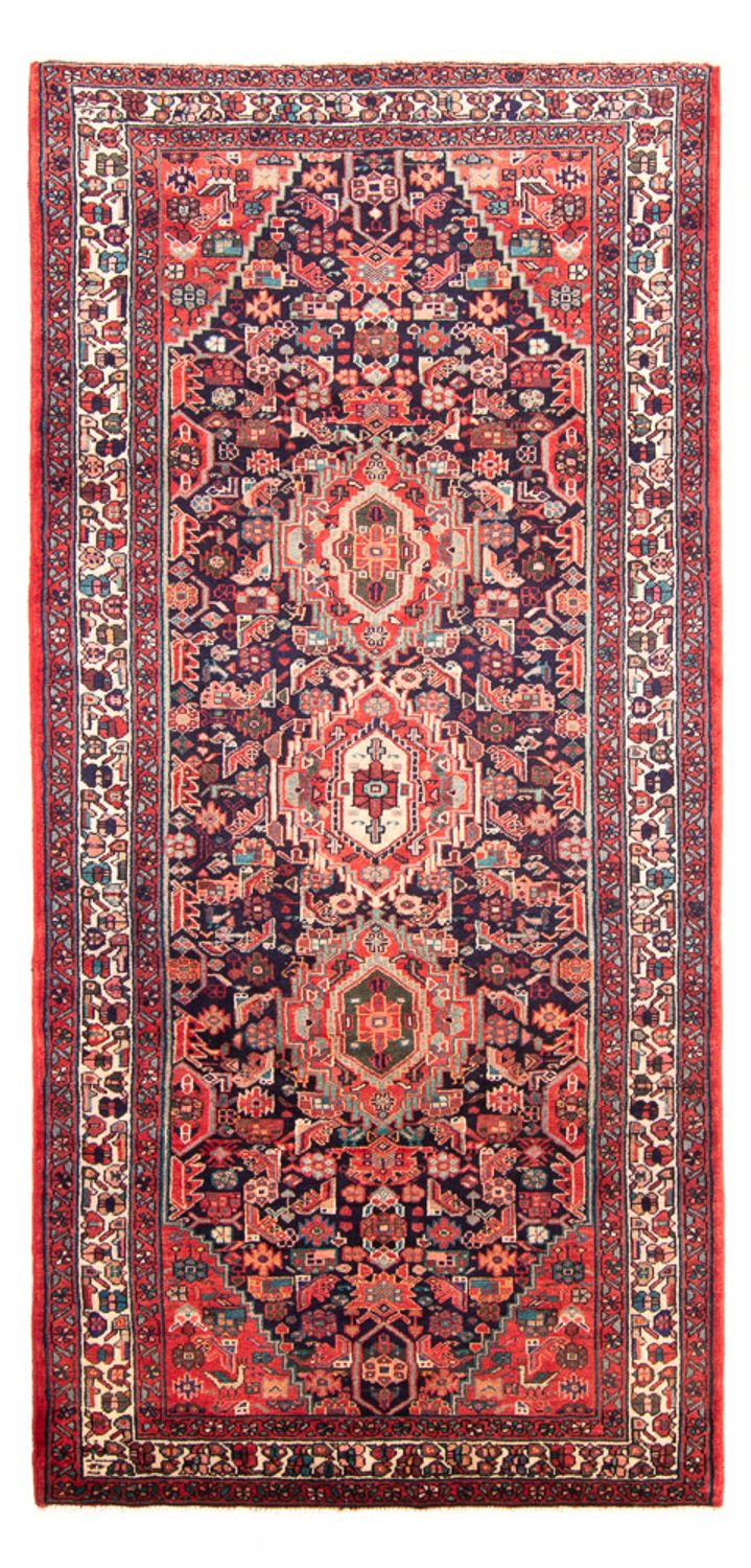 Tapis persan - Nomadic - 307 x 155 cm - bleu foncé