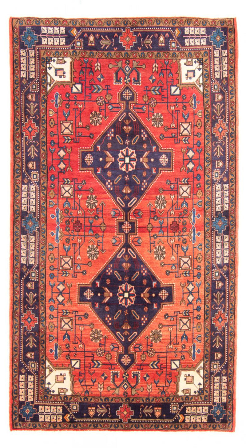 Tapis persan - Nomadic - 257 x 150 cm - rouge