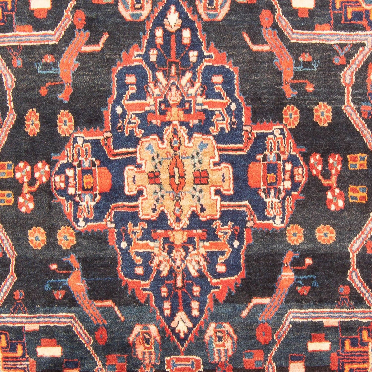 Tapis persan - Nomadic - 277 x 165 cm - bleu foncé