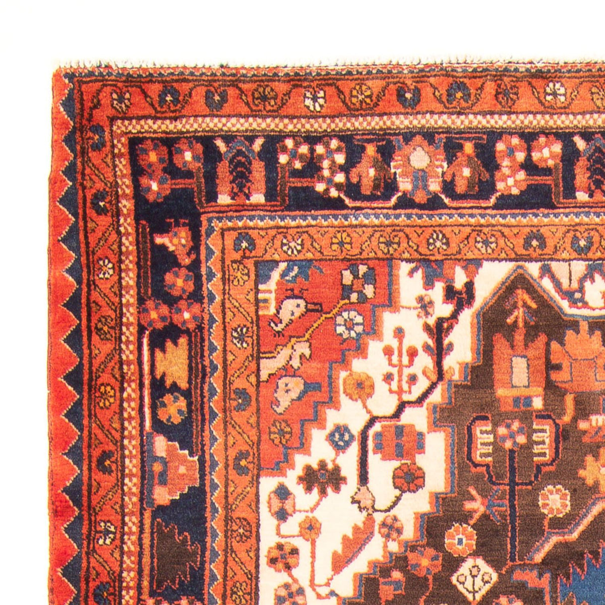 Tapis persan - Nomadic - 287 x 176 cm - bleu foncé