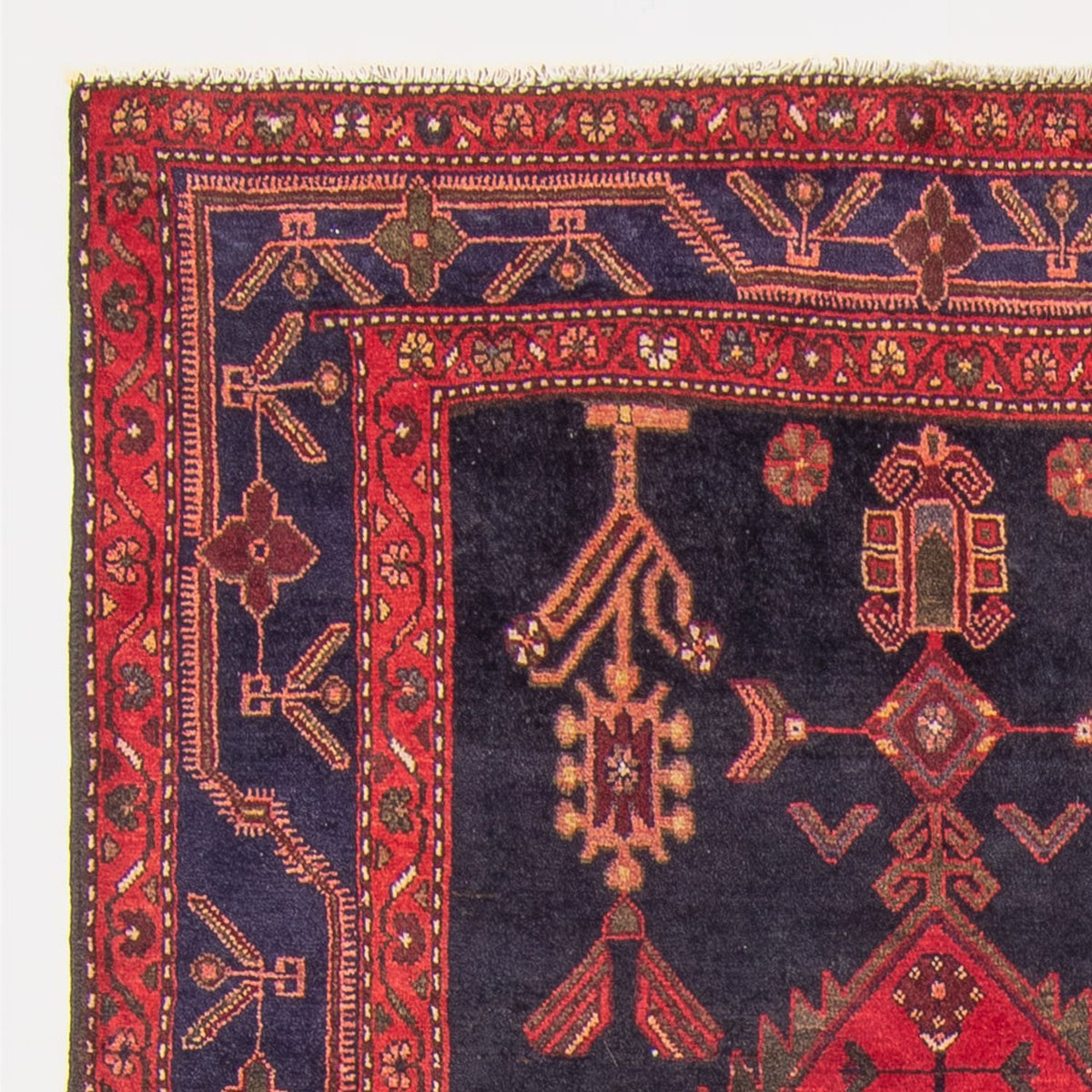 Tapis de couloir Tapis persan - Nomadic - 290 x 134 cm - bleu foncé