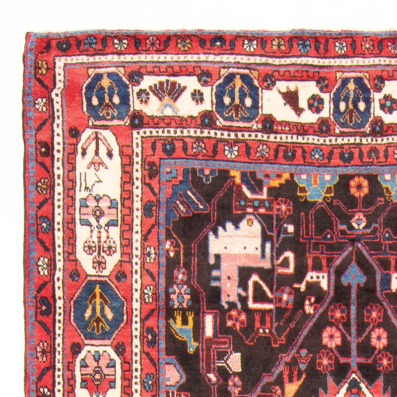 Tapis de couloir Tapis persan - Nomadic - 350 x 160 cm - bleu foncé