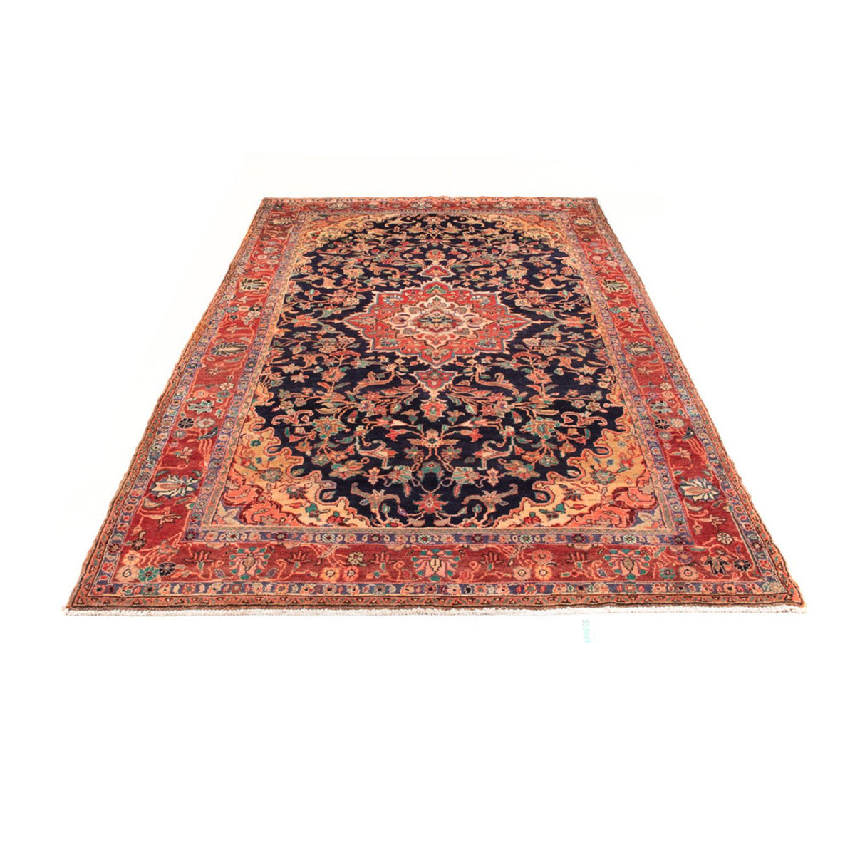 Tapis persan - Nomadic - 295 x 157 cm - bleu foncé