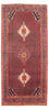 Tapis de couloir Tapis persan - Bidjar - 275 x 140 cm - rouge