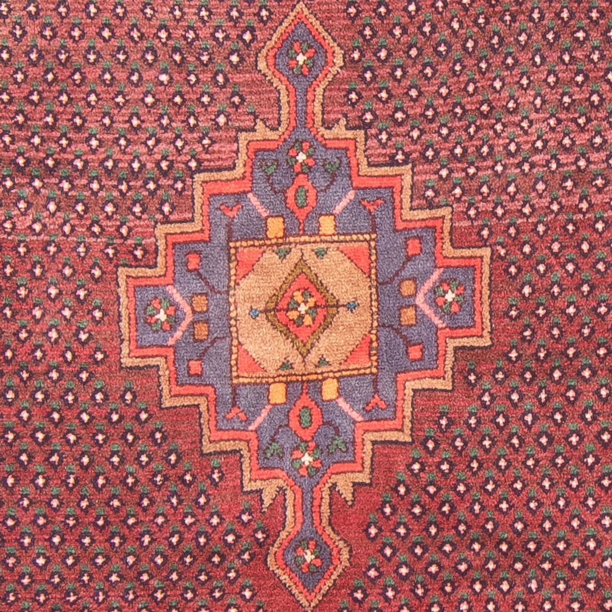 Tapis de couloir Tapis persan - Bidjar - 275 x 140 cm - rouge