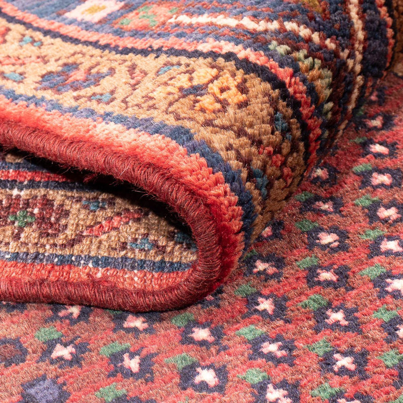 Tapis de couloir Tapis persan - Bidjar - 275 x 140 cm - rouge