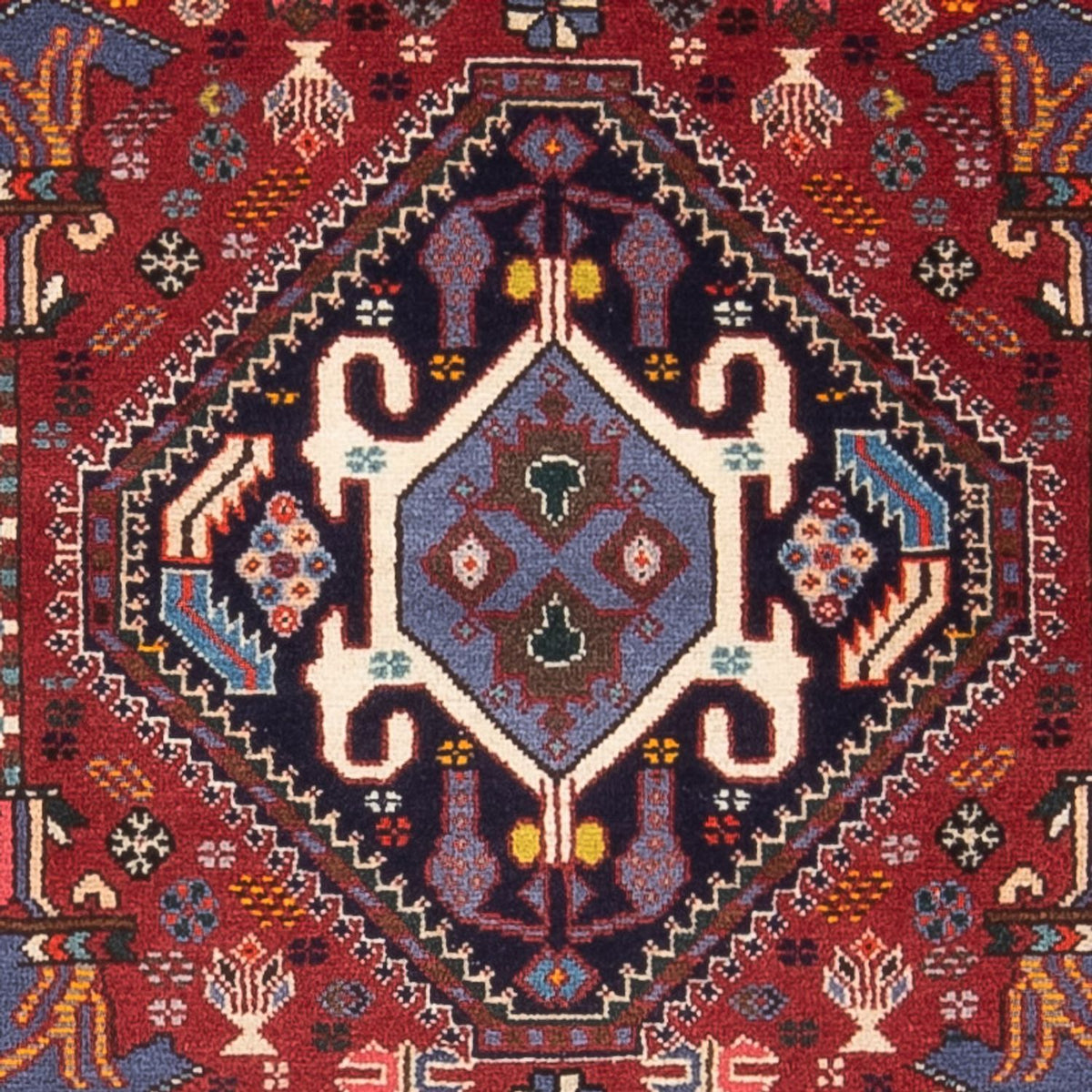 Tapis persan - Nomadic - 148 x 70 cm - rouge