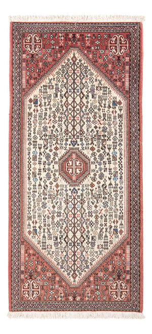 Tapis de couloir Tapis persan - Nomadic - 160 x 70 cm - crème