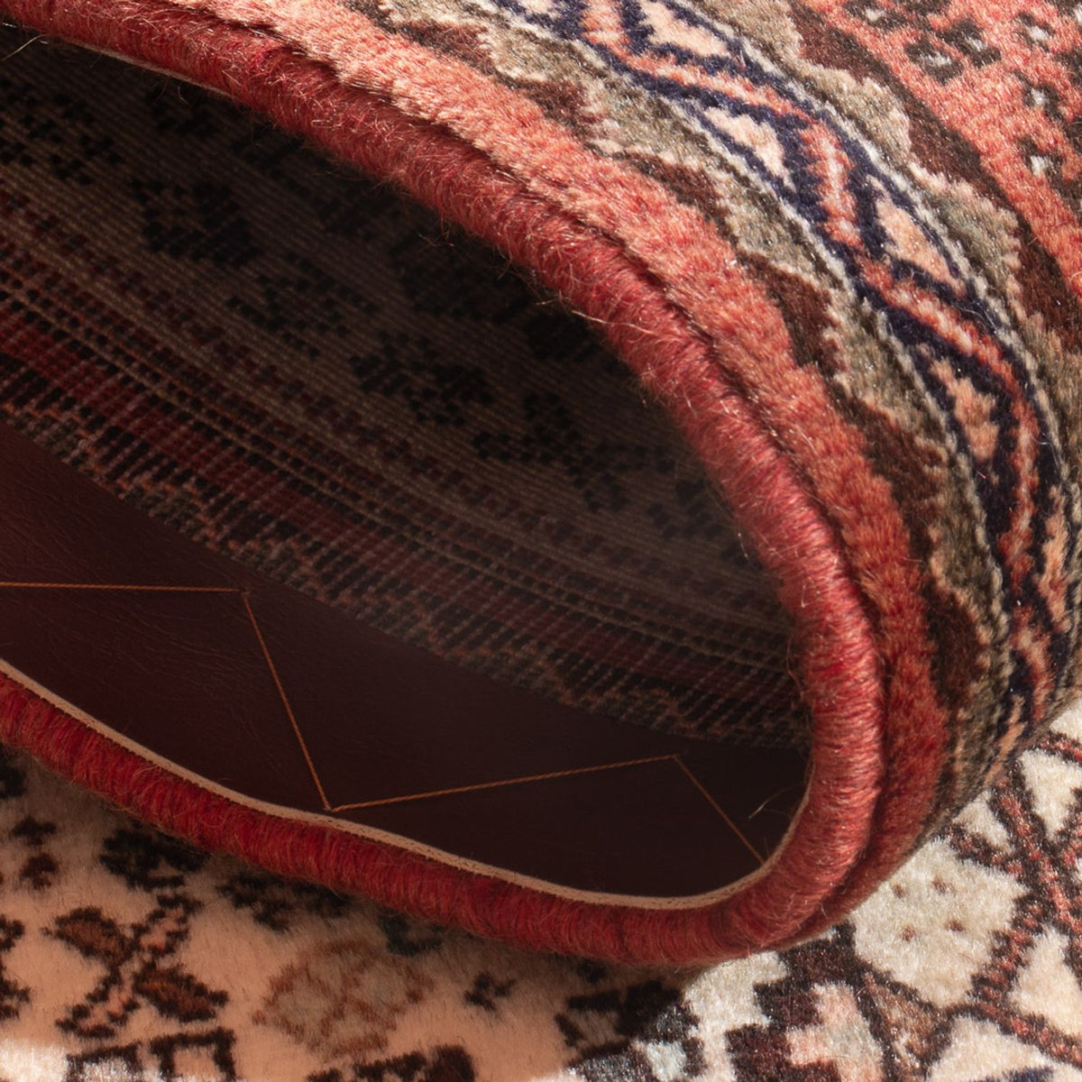 Tapis de couloir Tapis persan - Nomadic - 160 x 70 cm - crème