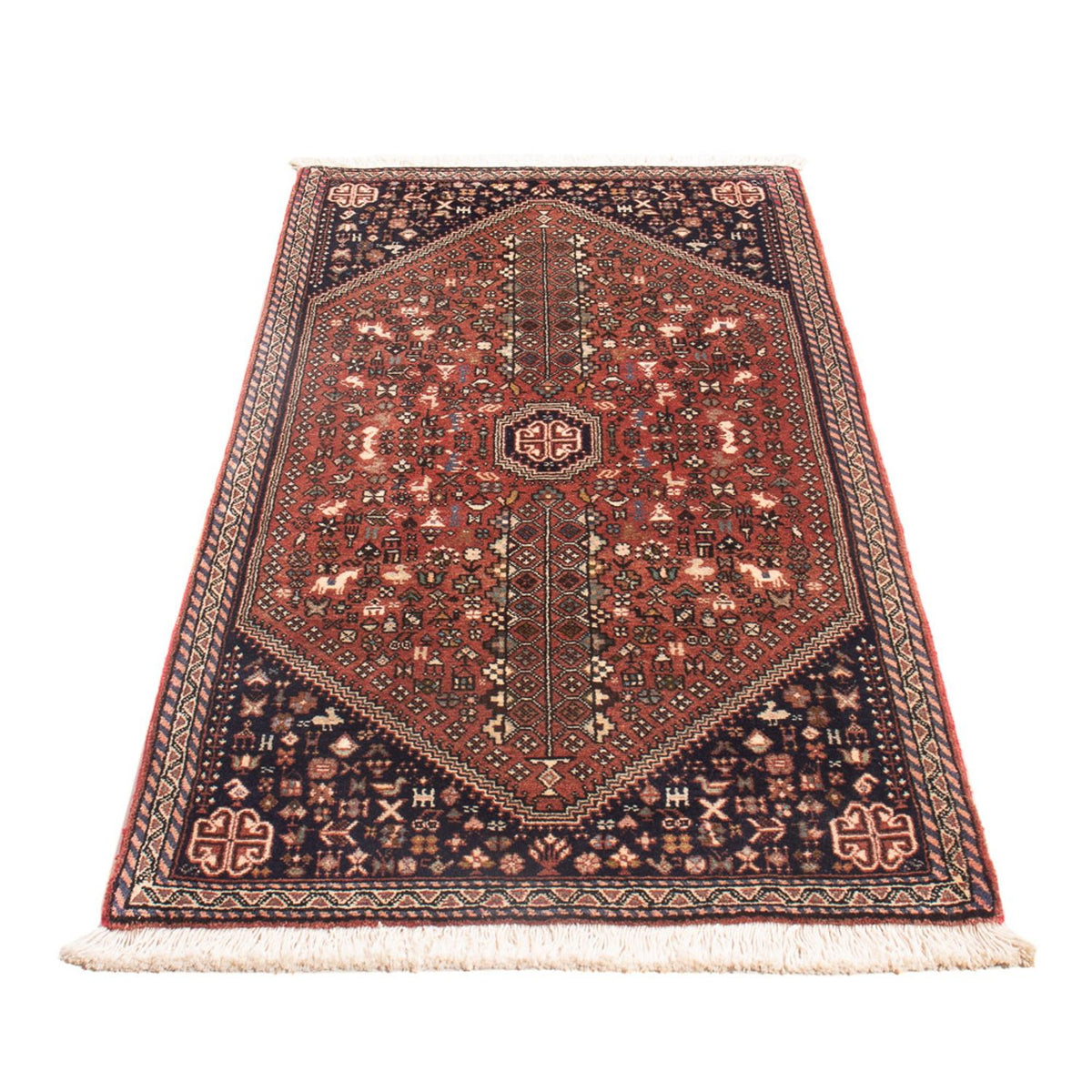 Tapis persan - Nomadic - 150 x 70 cm - rouge