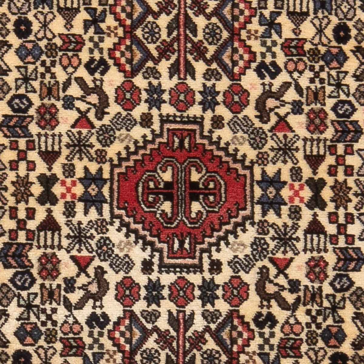 Tapis persan - Nomadic - 150 x 67 cm - crème