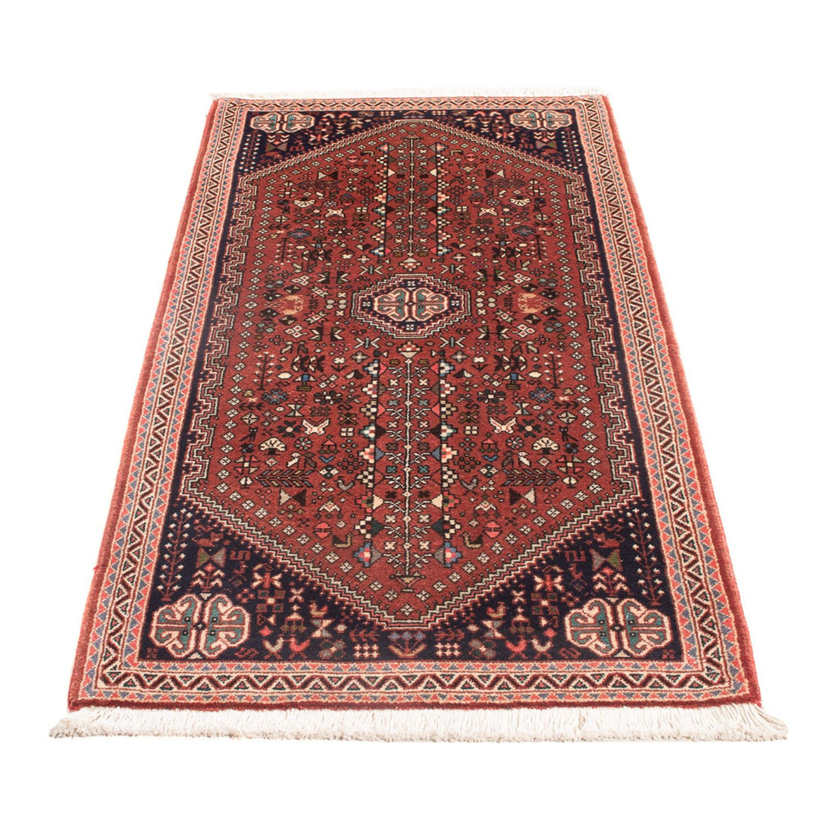 Tapis persan - Nomadic - 152 x 70 cm - rouge